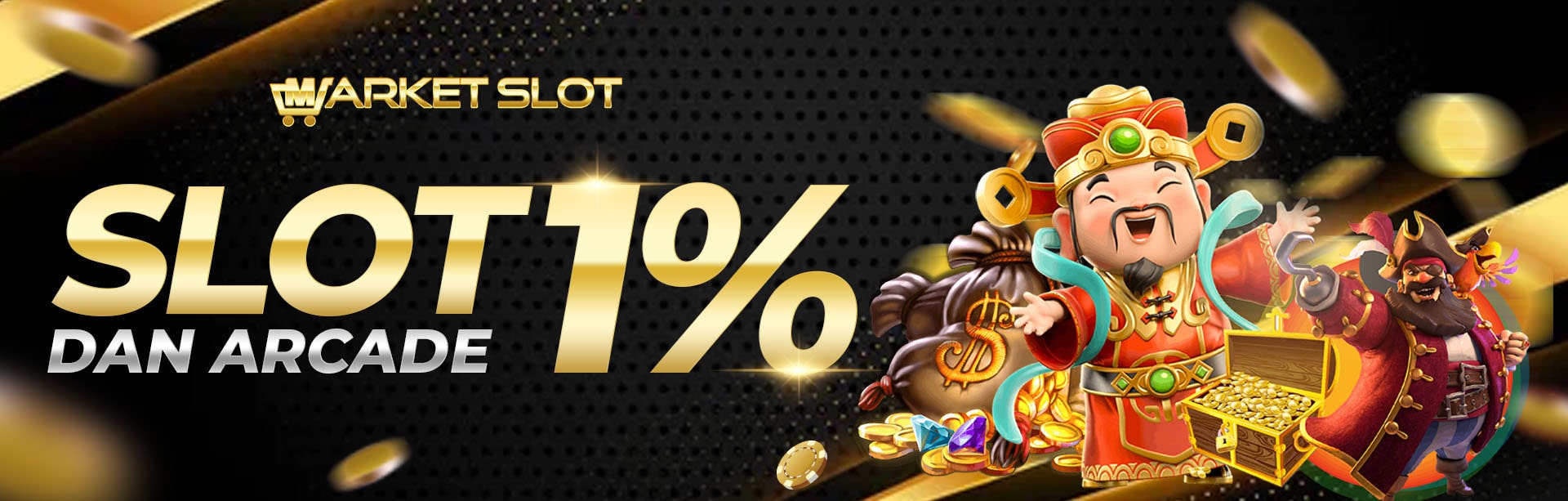 Bonus Com dan Rollingan Slot dan Arcade 1%