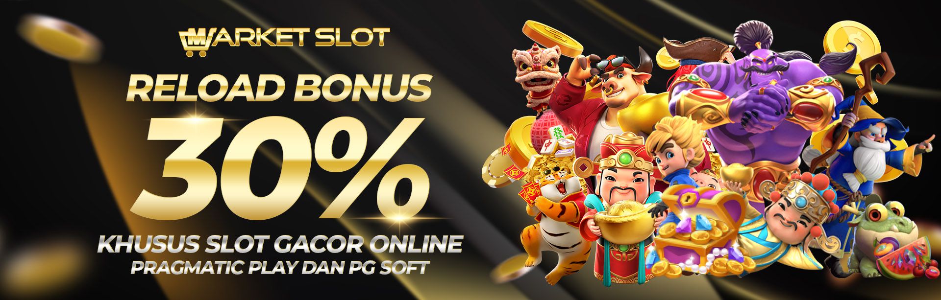 Reload Bonus 30% Khusus Slot Gacor Online Pragmatic Play dan PG SOFT