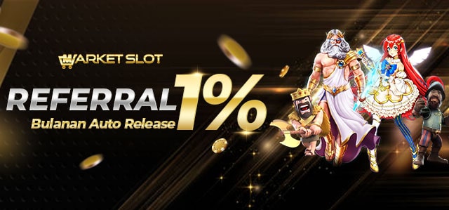 Bonus Referral Seumur Hidup 1% untuk Semua Permainan di MARKETSLOT