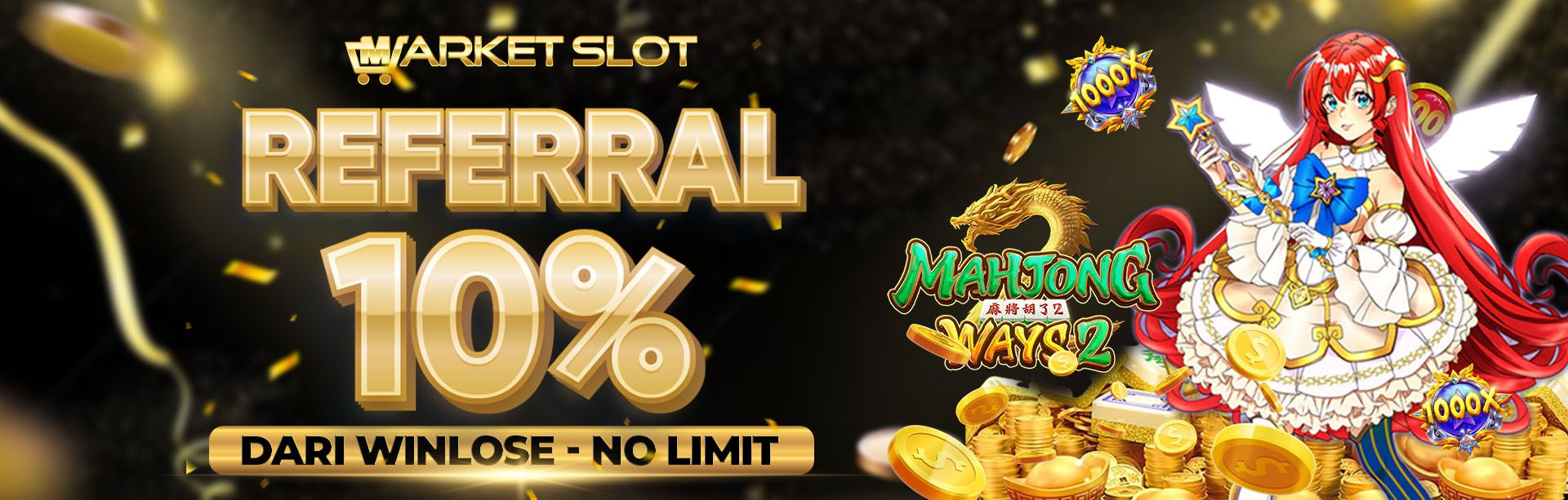 Referral 10% dari Winlose (NO Limit)