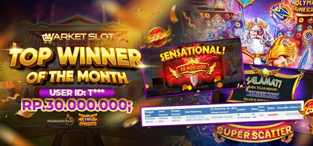 TOP WINNER OF THE MONTH