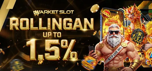 Rollingan Mingguan SLOT & CASINO UP TO 1.5%
