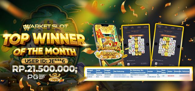 TOP WINNER OF THE MONTH