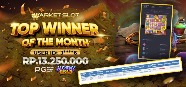 TOP WINNER OF THE MONTH